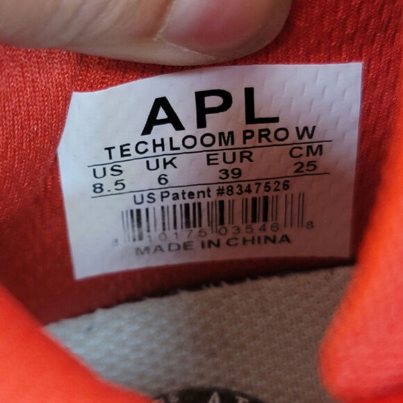 APL Sneakers Techloom Pro Propelium Athletic Shoes in Red, sz 8.5 - Picture 10 of 16